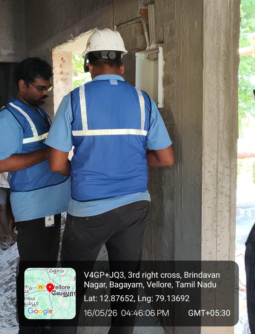 NDT structural inspection of column